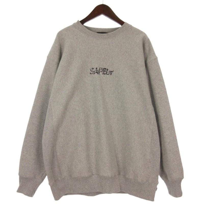 SAPEur サプール ロッドマン トレーナー スウェット 裏起毛 グレー XL 
