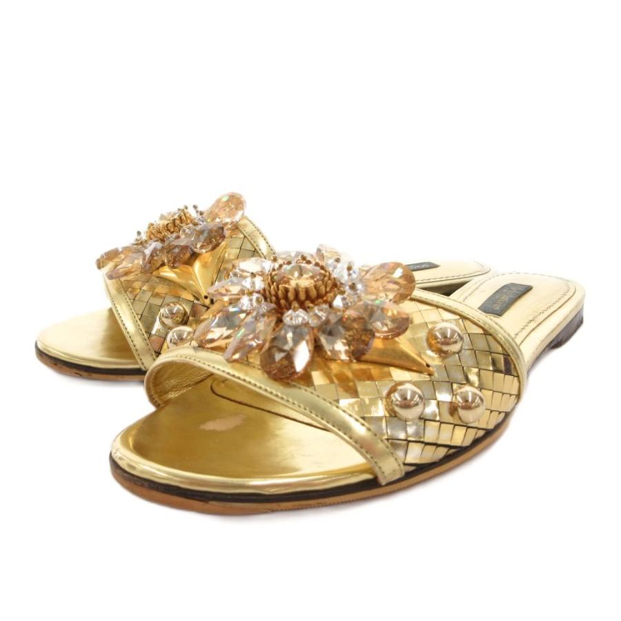 DOLCE&GABBANA（ドルチェ & ガッバーナ） ドルガバ ビジュー サンダル