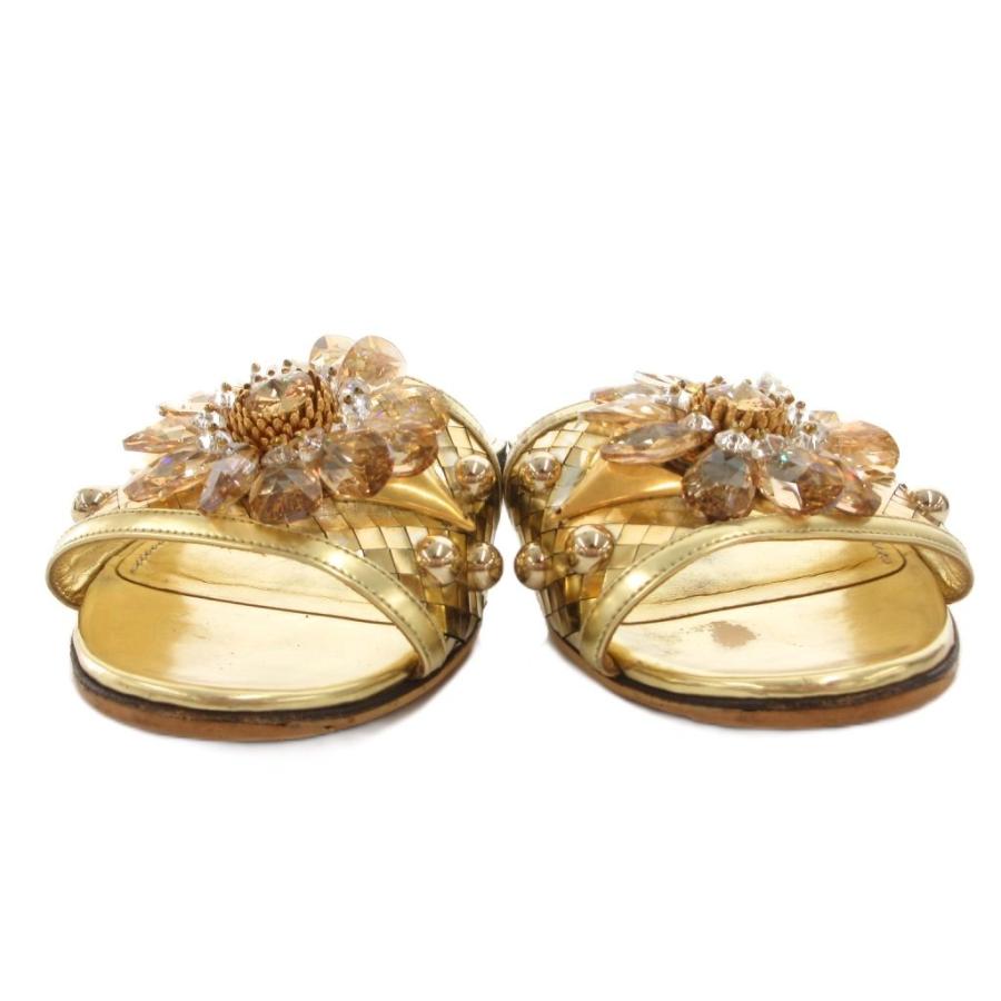 DOLCE&GABBANA（ドルチェ & ガッバーナ） ドルガバ ビジュー サンダル