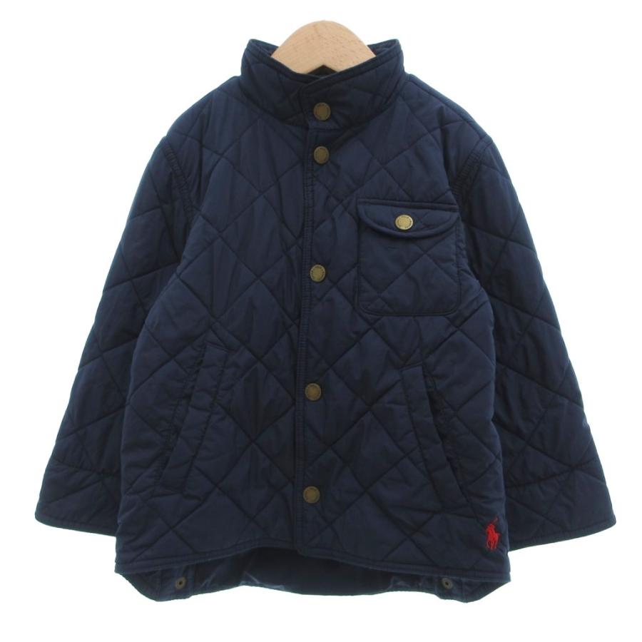 【未使用】ポロラルフローレン　ナイロンキルティングジャケット　ネイビー　150 POLO RALPH LAUREN（ポロ・ラルフローレン） ポロ バイ ラルフローレン