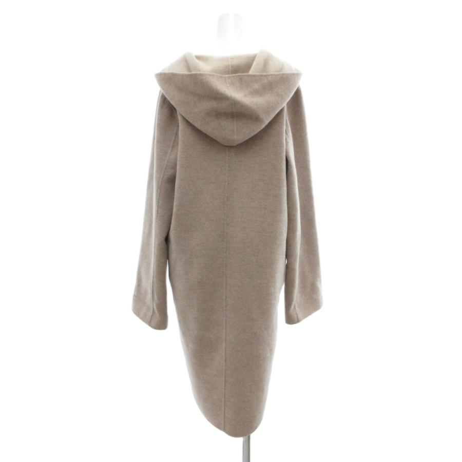 theory luxe（セオリーリュクス） コート ウール 38 ベージュ フード 