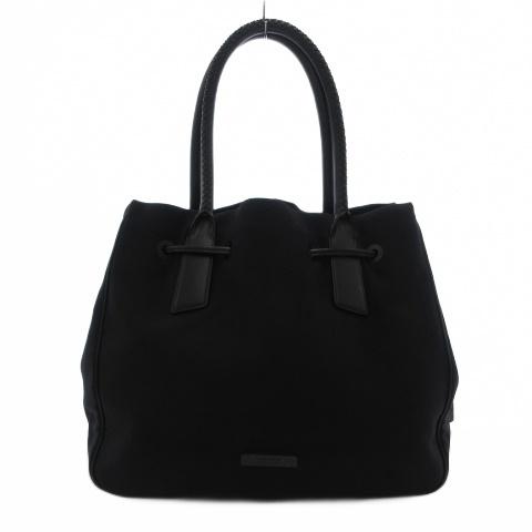 TUMI（トゥミ） トートバッグ 黒 ブラック 編み込みハンドル ドロー 
