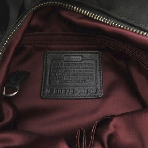 COACH（コーチ） オプアート ショルダーバッグ 黒 ブラック オプアート