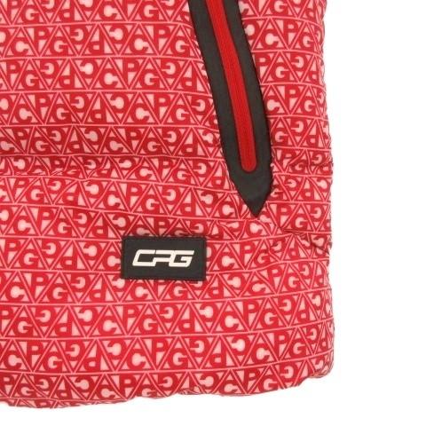 未使用品 シーピージーゴルフ CPG GOLF ジオメトリック柄 ダウンベスト