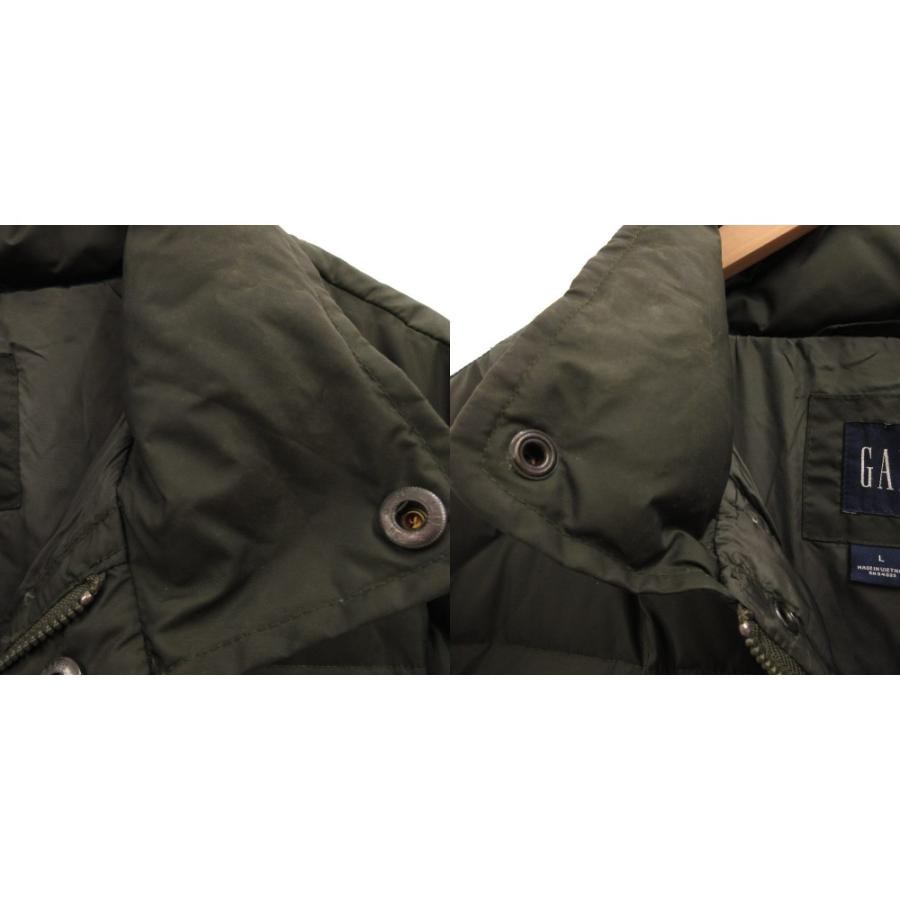 GAP（ギャップ） ダウンジャケット ハーフ丈 L オリーブグリーン 