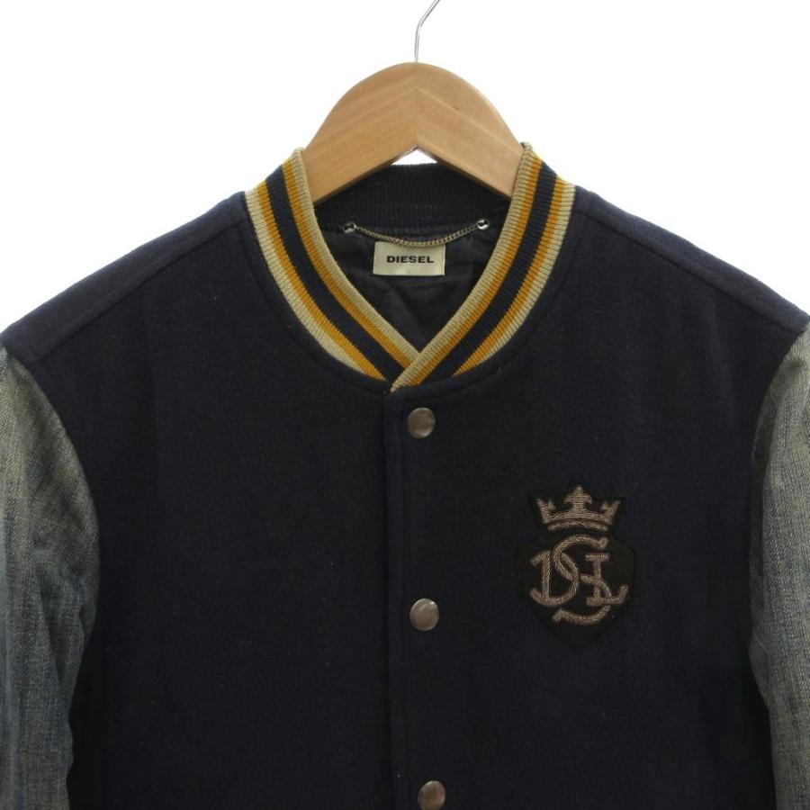 DIESEL（ディーゼル） スタジャン ジャケット ブルゾン デニム切替 