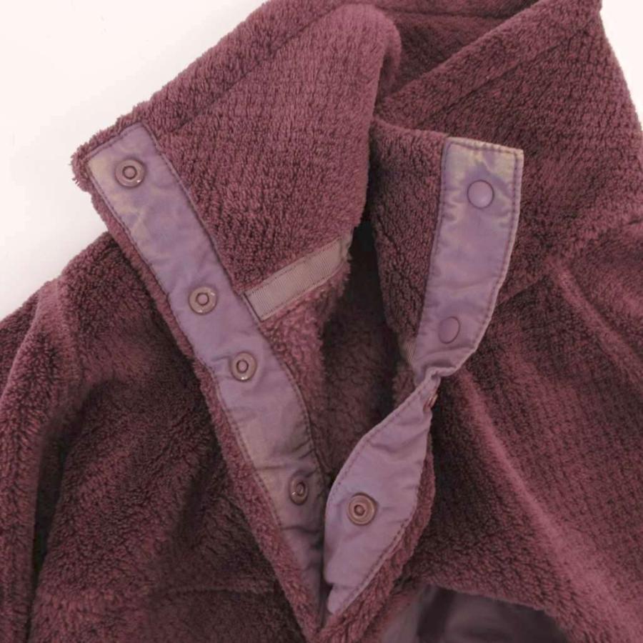 Patagonia 切替え ハーフボタンフリース スナップT パープル 紫 美品 L 