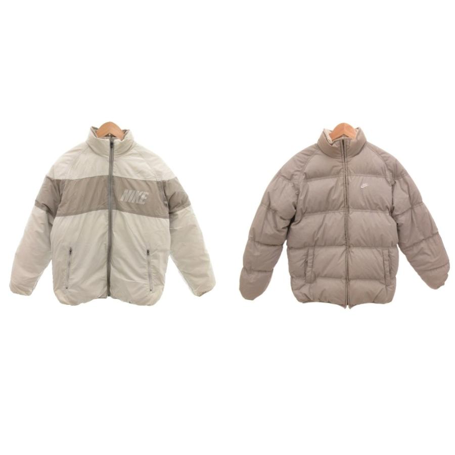 NIKE（ナイキ） リバーシブルダウンジャケット 上着 170/88A 白 
