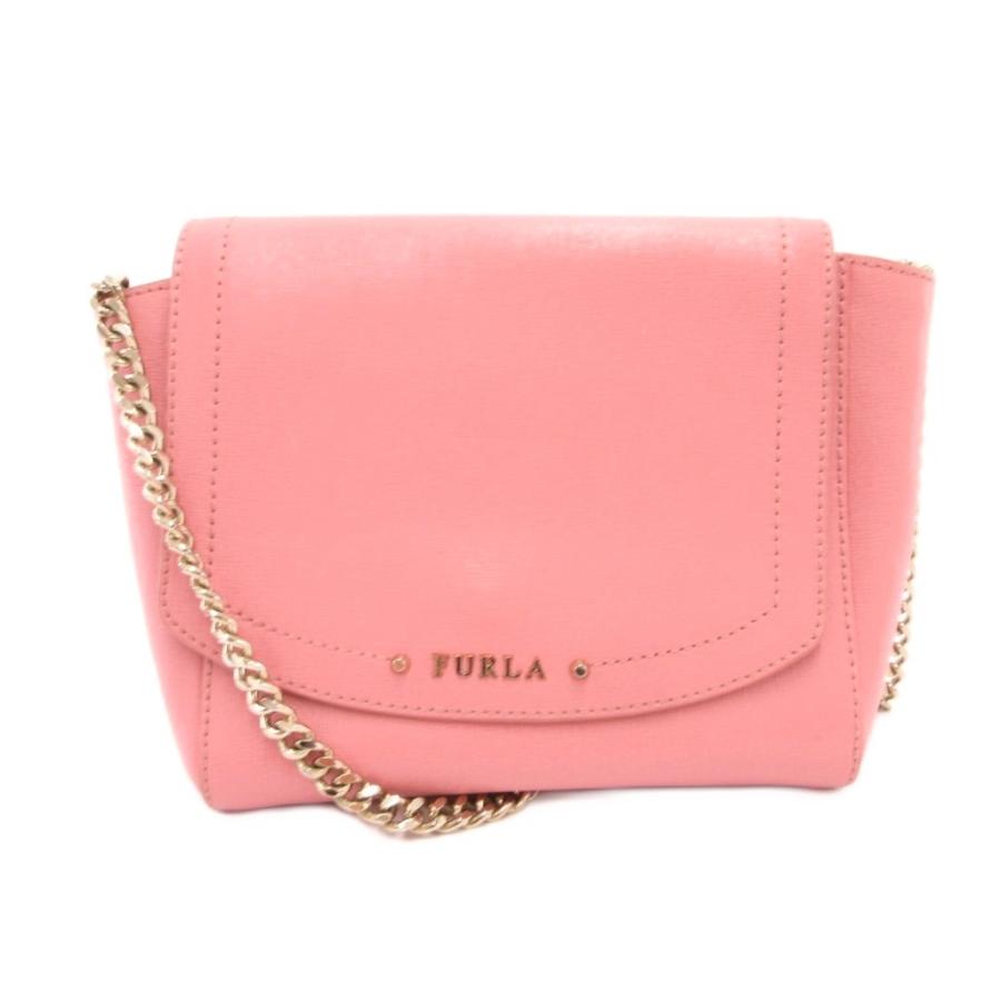 FURLA（フルラ） ニューデイジー ショルダーバッグ チェーン レザー 