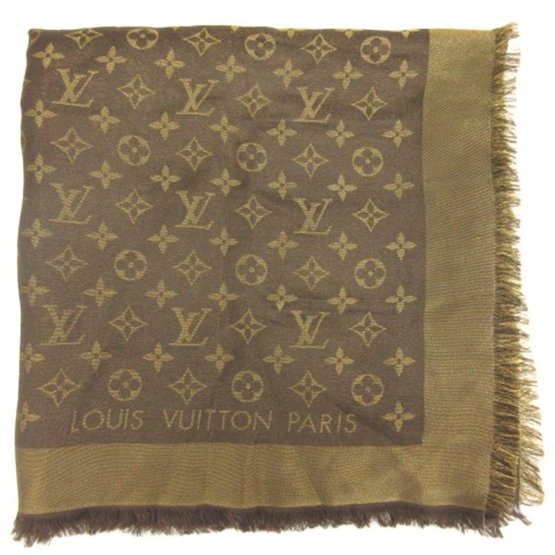 LOUIS VUITTON（ルイ・ヴィトン） モノグラム シャイン 大判 ショール