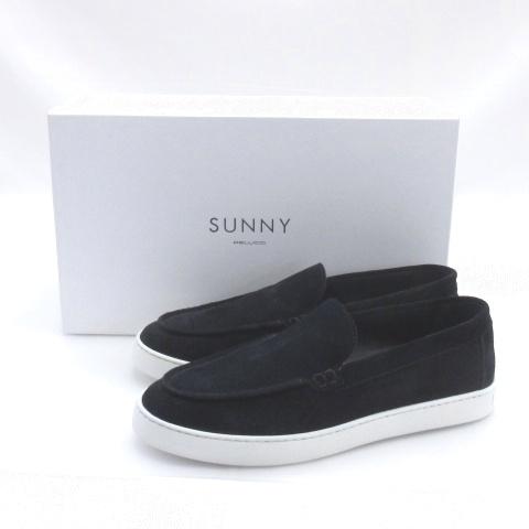 ペリーコ PELLICO SUNNY スエード スリッポン スニーカー 40 ブラック 