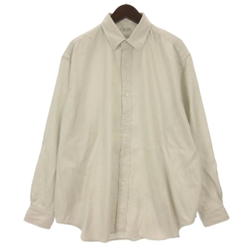 A.PRESSE アプレッセ Double Weave Twill Regular Collar Shirt シャツ 