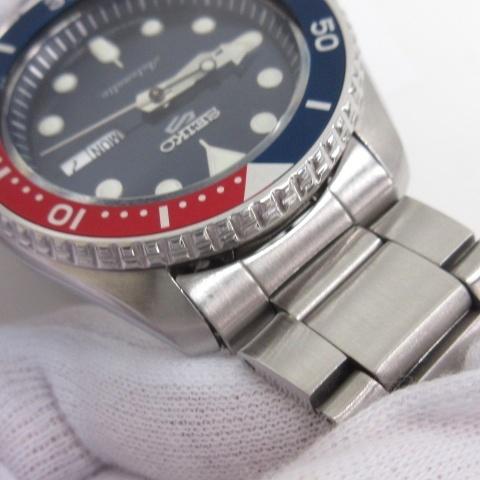 セイコー SEIKO 5スポーツ 自動巻き 腕時計 裏スケルトン 4R36-07G0