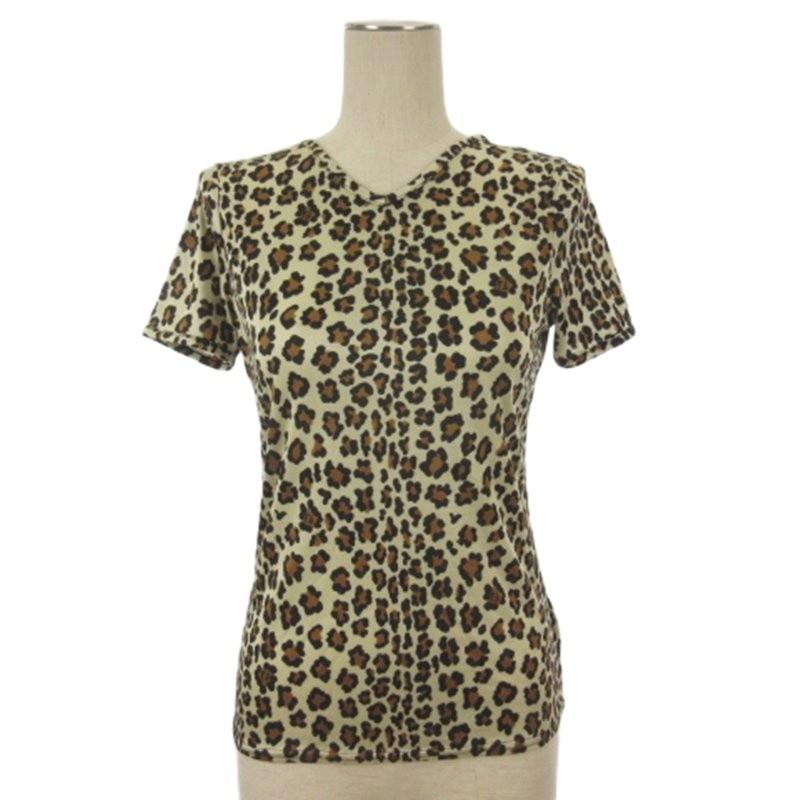 FENDI（フェンディ） レオパード柄 カットソー Tシャツ 半袖 総柄
