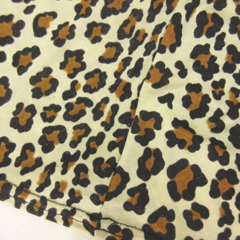 FENDI（フェンディ） レオパード柄 カットソー Tシャツ 半袖 総柄