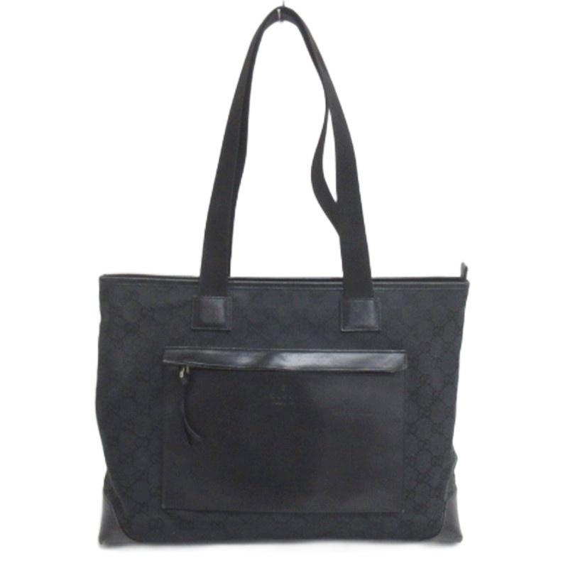 GUCCI（グッチ） GUCCI GGキャンバス トートバッグ 34339 ブラック 
