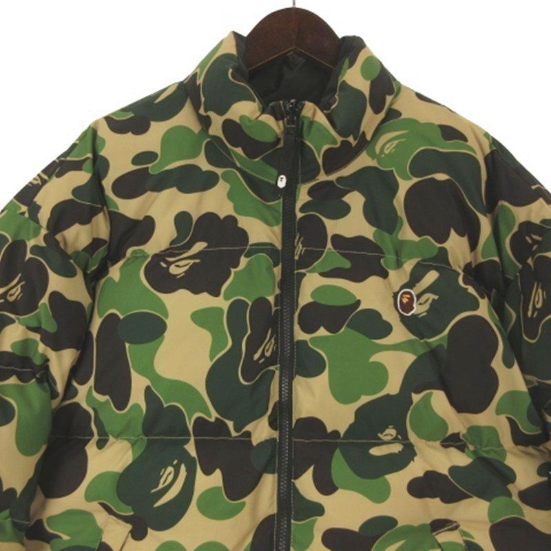 A BATHING APE（アベイシングエイプ） リバーシブル カモフラ柄 ダウン