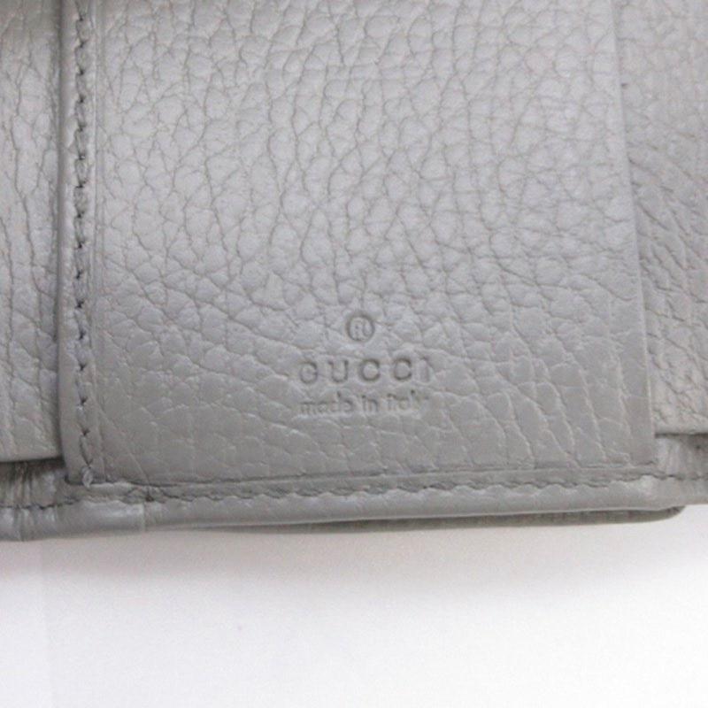 GUCCI（グッチ） GUCCI GGマーモント 三つ折り 財布 グレー 644407