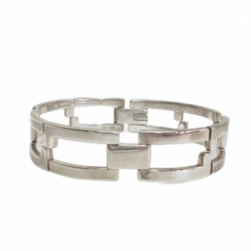 GUCCI グッチスクエアリンクチェーンブレスレット　925 GUCCI（グッチ） GUCCI G スクエアリンク ブレスレット 925 シルバー