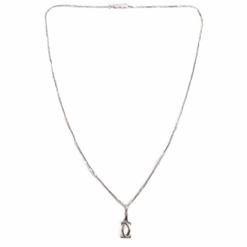 Cartier 2Cロゴ ネックレス ロング Cartier（カルティエ） Cartier 2Cチャーム ロゴ ネックレス 750 K18