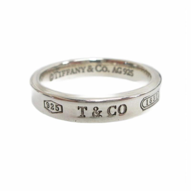 ティファニー TIFFANY & CO. 1837 ナローリング 指輪 シルバー 925 17