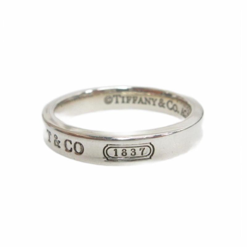 ティファニー TIFFANY & CO. 1837 ナローリング 指輪 シルバー 925 17