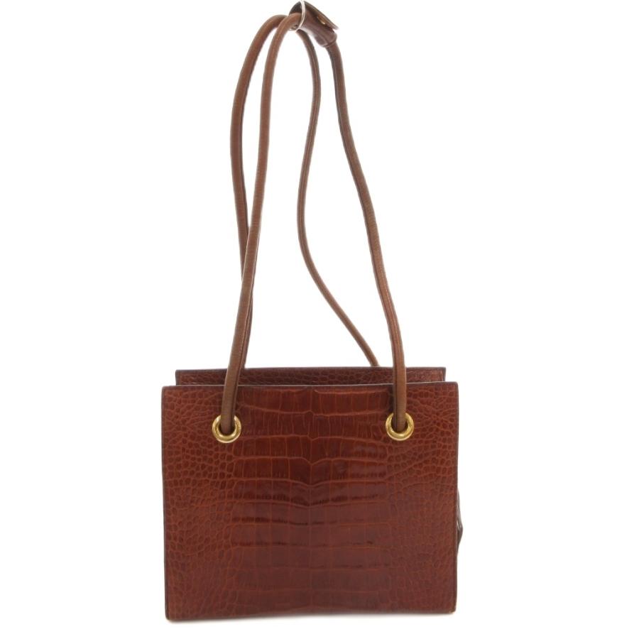 Bally（バリー） ショルダーバッグ 肩掛け 手提げ クロコ型押し レザー