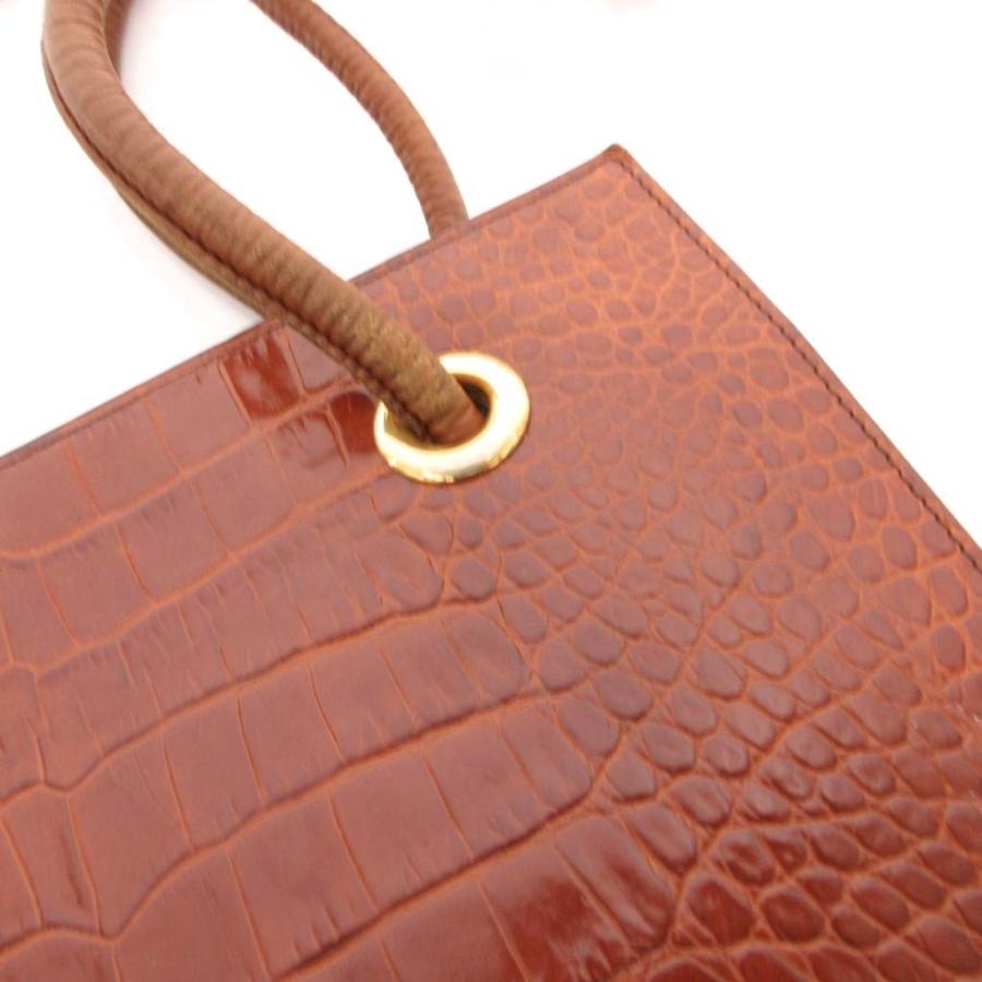 Bally（バリー） ショルダーバッグ 肩掛け 手提げ クロコ型押し レザー