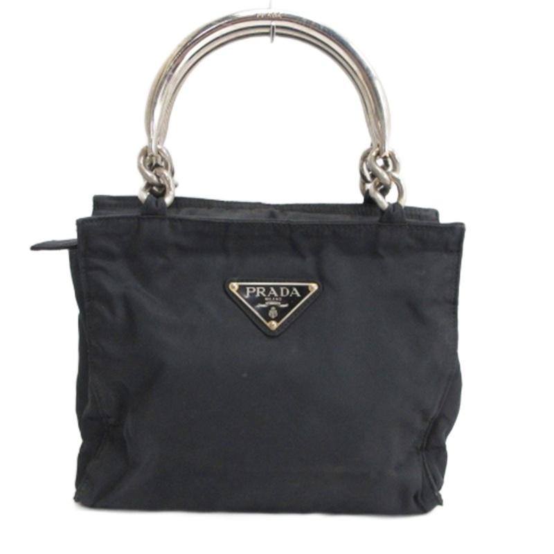 PRADA プラダ テスート 三角ロゴ ブラック 黒 ナイロン トートバッグ