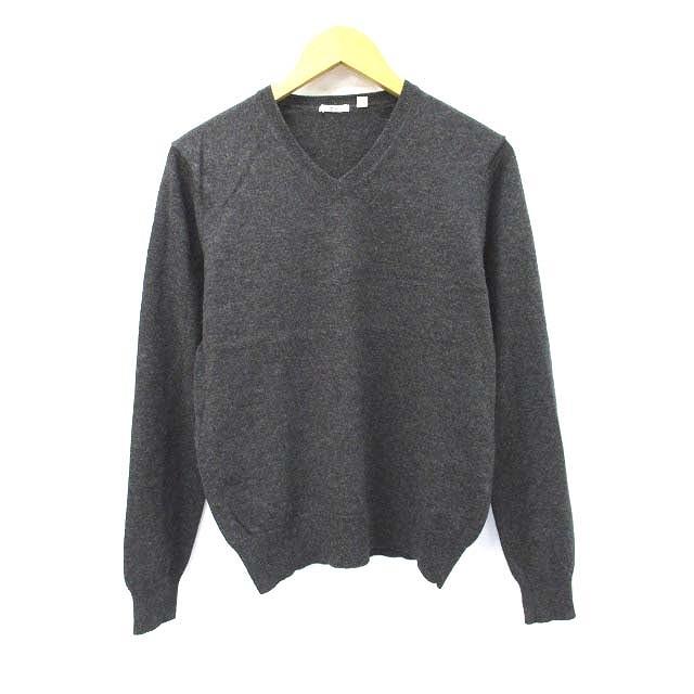 中古 ユニクロ Uniqlo Vネック カシミヤ ニット セーター S グレー メンズ ベクトル 古着 019 ブランド古着販売のベクトル 通販 Yahoo ショッピング
