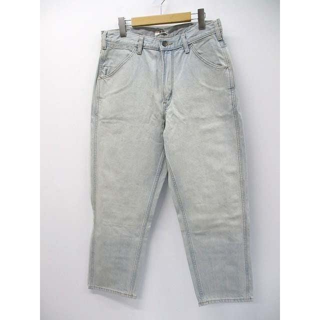 中古 ユニクロ Uniqlo ライトインディゴ テーパード デニム パンツ 32 メンズ ベクトル 古着 019 ブランド古着販売のベクトル 通販 Yahoo ショッピング