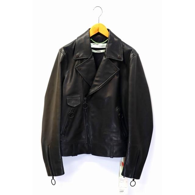 オフホワイト OFF WHITE OFF-WHITE 2020SS レザー バックアロー
