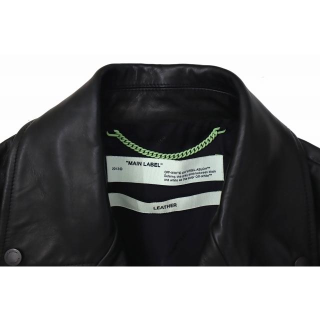 オフホワイト OFF WHITE OFF-WHITE 2020SS レザー バックアロー