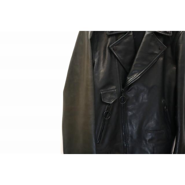 オフ　ホワイト　Off-White　レザーライダースジャケット オフホワイト OFF WHITE OFF-WHITE 2020SS レザー バックアロー