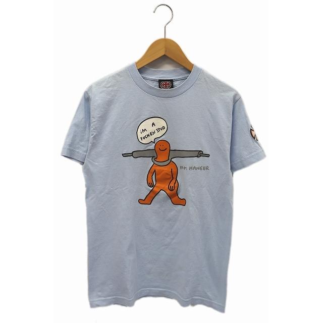 インディペンデント Independent イラスト プリント クルーネック 半袖 Tシャツ S ライトブルー 水色 メンズ 019 ブランド古着販売のベクトル 通販 Yahoo ショッピング