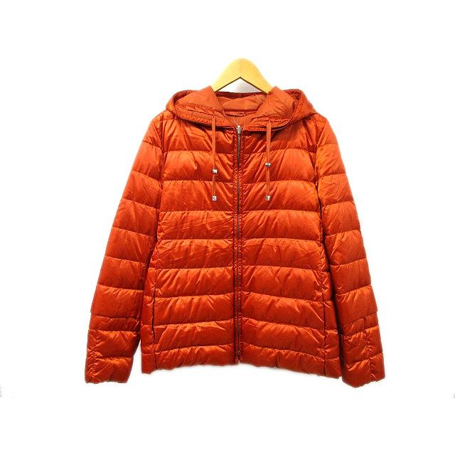 白 フリル付 'S Max Mara ナイロン ダウンジャケット ブルゾン 42