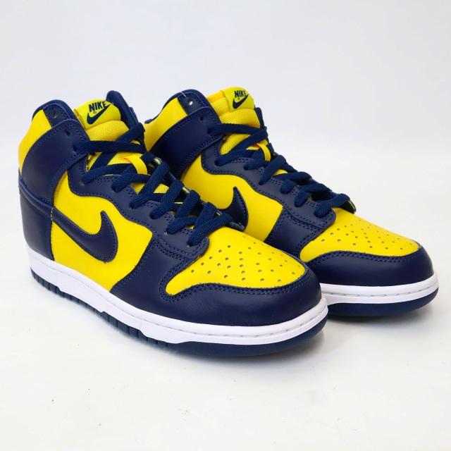 未使用品 ナイキ NIKE CZ8149-700 DUNK HI SP ダンク ハイ SP スニーカー 26.5cm VARSITY MAIZE/MIDNIGHT NAVY｜vectorpremium｜03