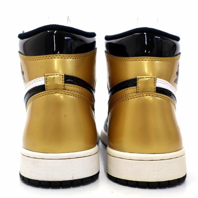 ナイキ NIKE 861428-007 AIR JORDAN 1 RETRO HIGH OG NRG "Gold Toe" エアジョーダン1 レトロ ハイ OG NRG スニーカー 27cm｜vectorpremium｜03