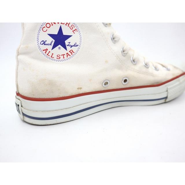 コンバース CONVERSE ALL STAR HI M7650 ハイカットスニーカー 26.5cm ホワイト｜vectorpremium｜04