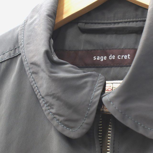 サージュデクレ sage de cret ジップアップ フィールド ナイロンジャケット ブルゾン M KHAKI カーキ 3473-420 メンズ｜vectorpremium｜04