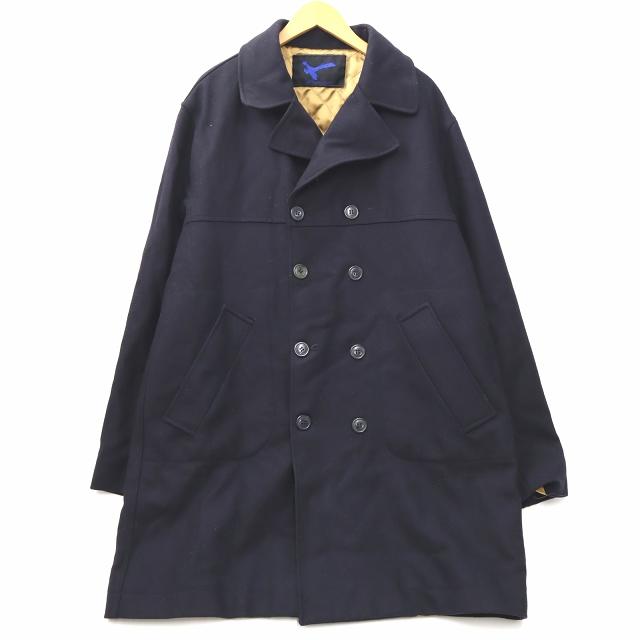 ジョンロシャ JOHN ROCHA LEANS ジーンズ 335-93104 ウール Pコート 