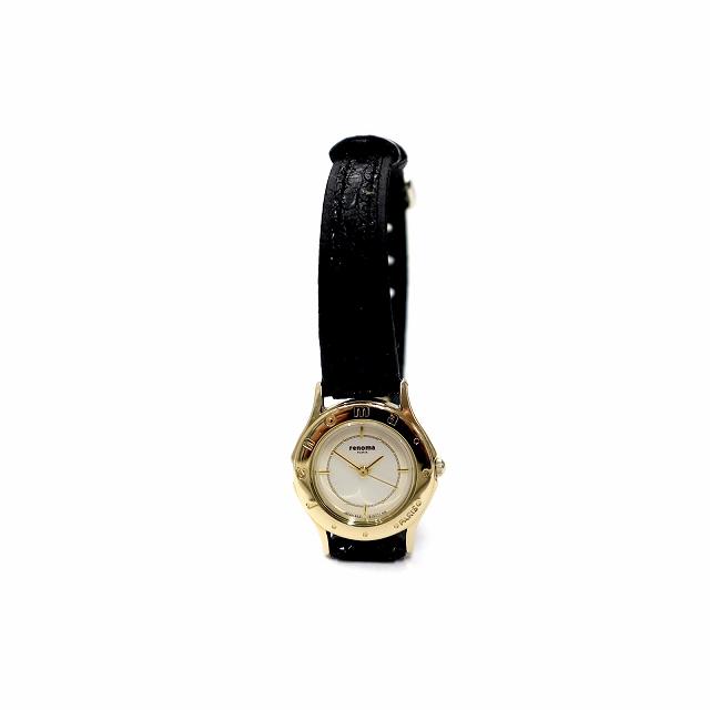 レノマ renoma レザーベルト クォーツ 腕時計 3針 ジャンク レディース｜vectorpremium｜02