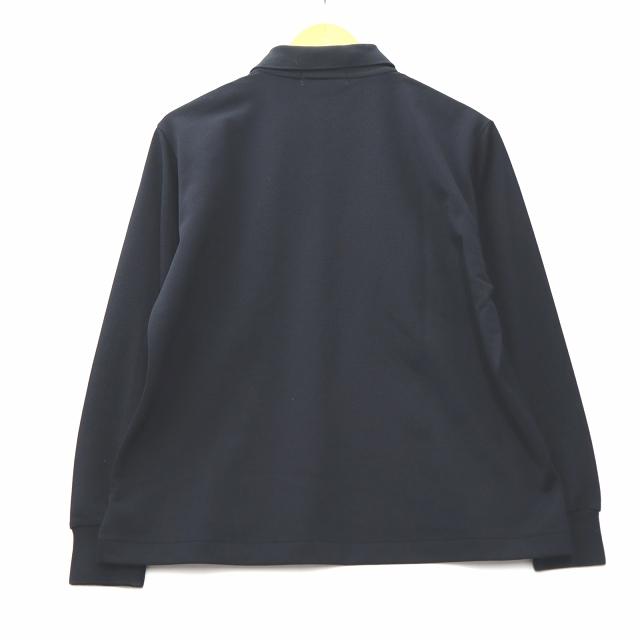 MUSPORTS エムユースポーツ 641210 レギュラーカラー 長袖 ポパイ刺繍 ポロシャツ 40 ブラック｜vectorpremium｜02