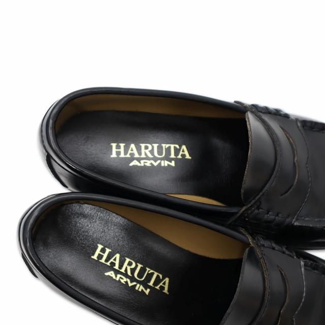 ハルタ HARUTA ARVIN 4514 レザー コインローファー 21 1/2 (21.5cm) ブラック｜vectorpremium｜04