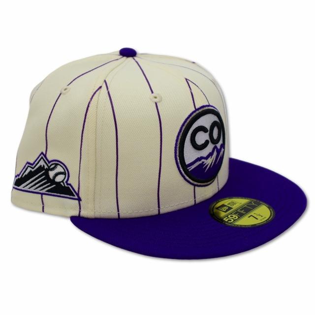ニューエラ NEW ERA 59FIFTY Retro City コロラド・ロッキーズ ピンストライプ ベースボールキャップ 野球帽 帽子 7 1/2(59.6cm) メンズ｜vectorpremium｜02
