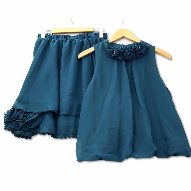 アクシーズファム axes femme シフォン ノースリーブ カットソー  