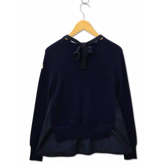 モンクレール MONCLER GIROCOLLO TRICOT クルーネック バックリボン 