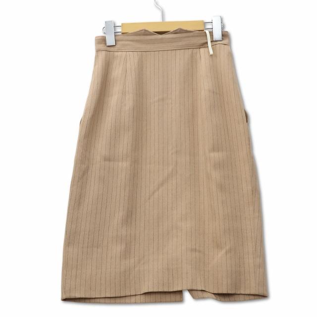 ミス アシダ miss ashida ノーカラー Vネック ストライプ 総柄  