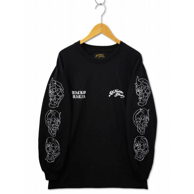 未使用品 ワコマリア 2024AW 56 TATOO STUDIO CREW NECK LONG SLEEVE T 