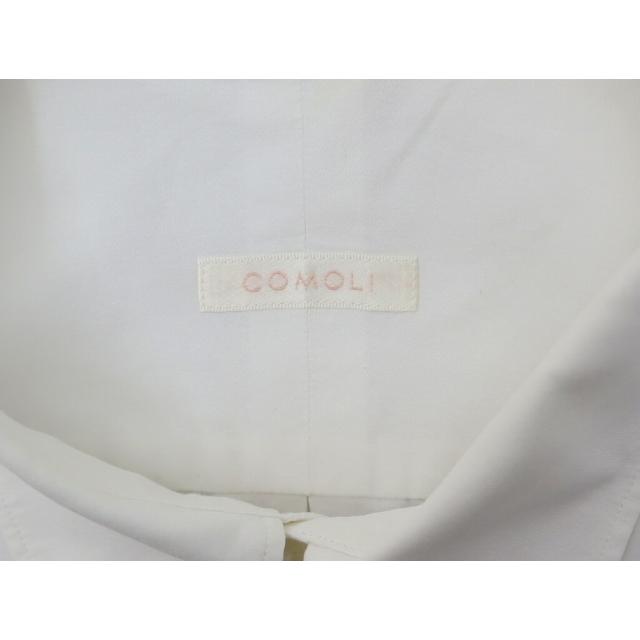 コモリ COMOLI 2023AW 長袖 コットン コモリシャツ 1(S) WHITE 